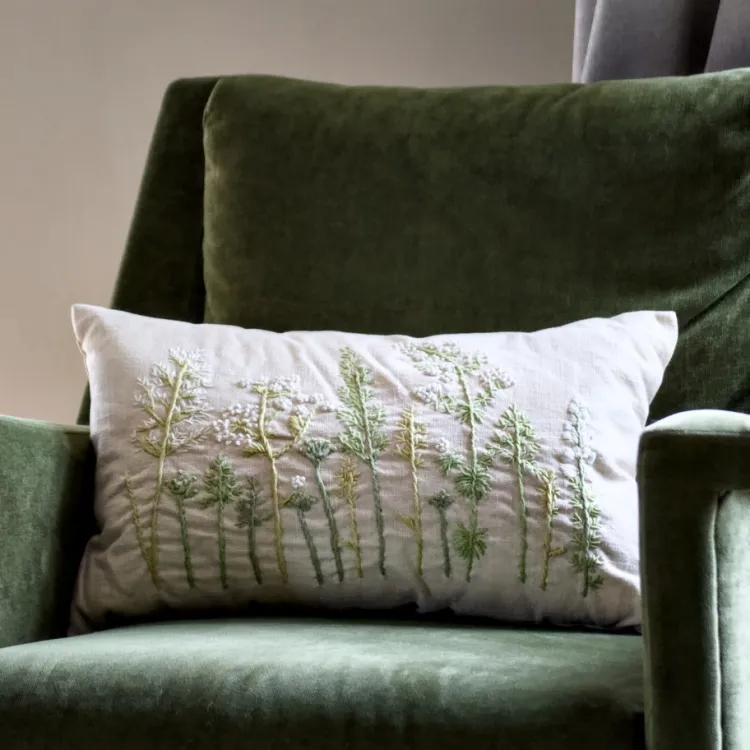 Sale Meadow Green Pillow 12 x 20” Pillows