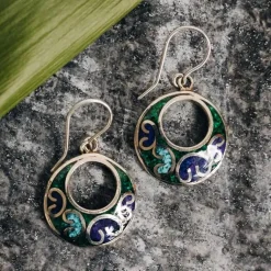 Online Midnight Swirl Earrings Earrings