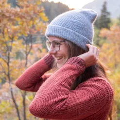 Best Milkshake Hat Steel Blue Knitwear