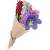 Hot Mini Felt Bouquet Foxglove & Lupine Felt Flowers