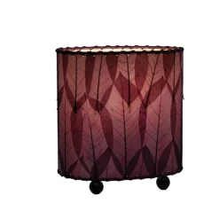 Online Mini Guyabano Leaf Lamp – Purple – preorder for est. ship 6/2025 Leaf Lamps