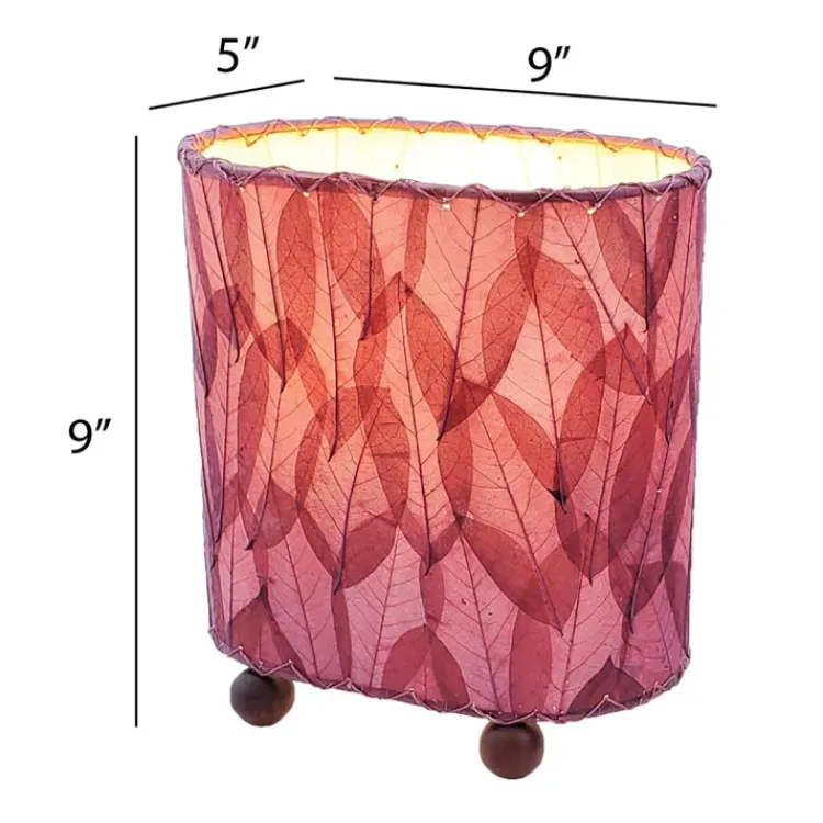 Online Mini Guyabano Leaf Lamp – Purple – preorder for est. ship 6/2025 Leaf Lamps