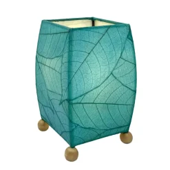 Discount Mini Square Cocoa Leaf Lamp – Blue Leaf Lamps