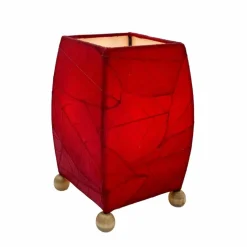 Fashion Mini Square Cocoa Leaf Lamp – Red Leaf Lamps