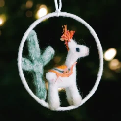 Clearance Mini Wreath Llama Wall Decor