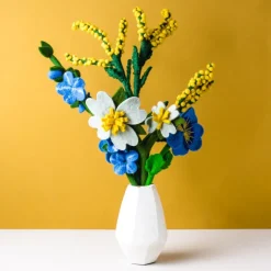 Fashion Misty Meadow Felt Flower Bouquet Felt Flowers