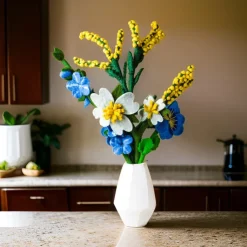 Fashion Misty Meadow Felt Flower Bouquet Felt Flowers
