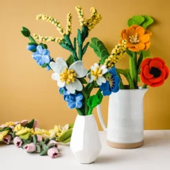 Fashion Misty Meadow Felt Flower Bouquet Felt Flowers