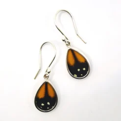Clearance Monarch Butterfly Wing Earrings Earrings