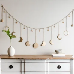 Sale Moon Phase Garland Garlands | Wall Decor