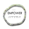 Discount Morse Code Bracelet Empower – Lavender Quartz & Sea Green Jade Morse Code | Bracelets & Cuffs