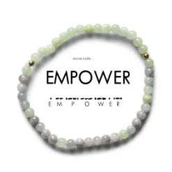 Discount Morse Code Bracelet Empower – Lavender Quartz & Sea Green Jade Morse Code | Bracelets & Cuffs