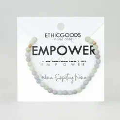 Discount Morse Code Bracelet Empower – Lavender Quartz & Sea Green Jade Morse Code | Bracelets & Cuffs