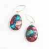Hot Mosaic Jasper Earrings Fight Trafficking | Earrings