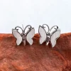 Sale Mother of Pearl Butterfly Studs Earrings