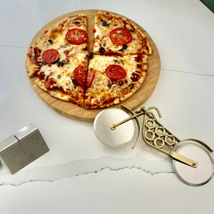 Best Motorbike Pizza Cutter Tabletop | Chef Accessories