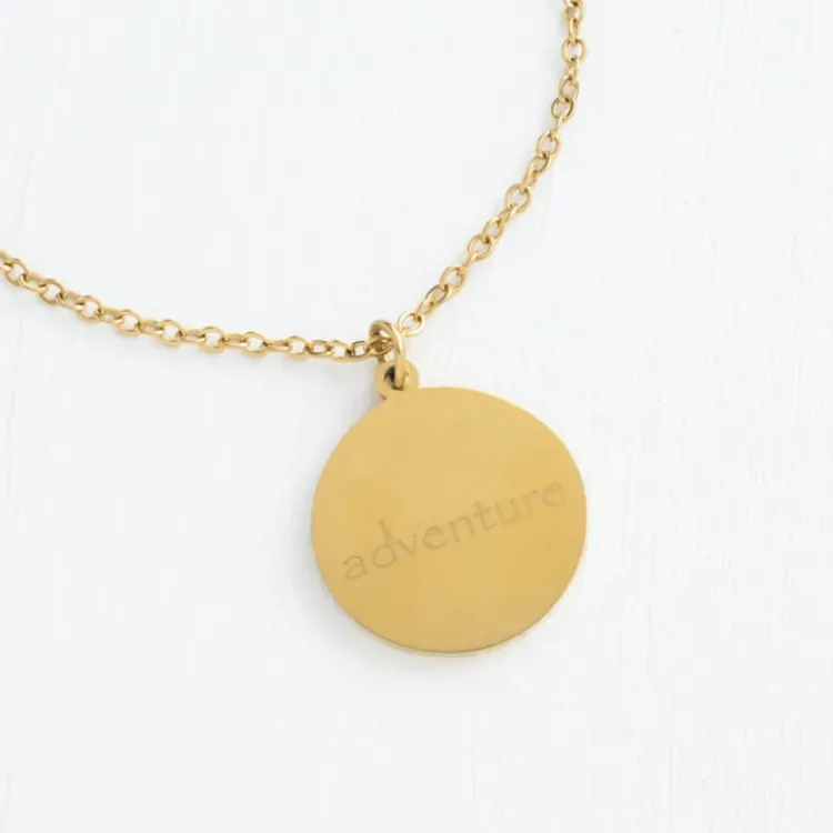 New Mountain Adventure Necklace Gold Fight Trafficking | Necklaces