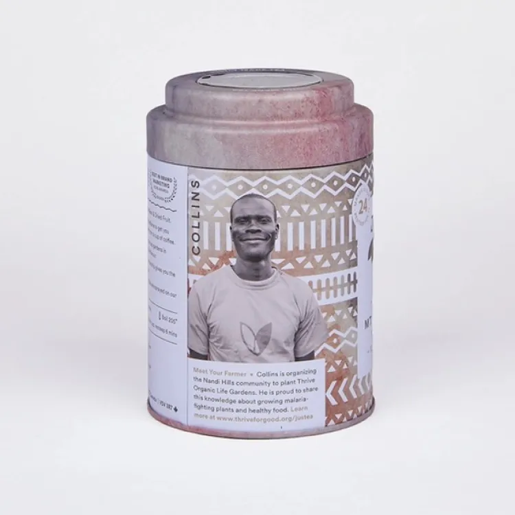 New Mt. Kenya Black Tea Bag Tin Food