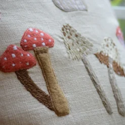 Online Mushroom Multi Embroidered Pillow Pillows
