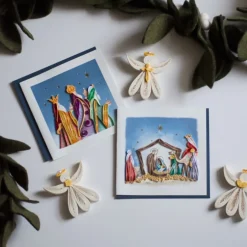 Discount Nativity Scene Quilling Card Christmas Cards