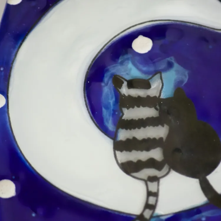 Outlet New Moon with Cats Night Light Lanterns & Night Lights