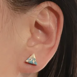 Sale Oasis Triangle Turquoise Studs Fight Trafficking | Earrings
