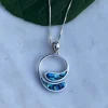 Fashion Open Circle Abalone Necklace Necklaces