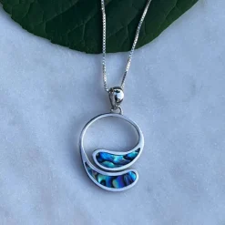 Fashion Open Circle Abalone Necklace Necklaces
