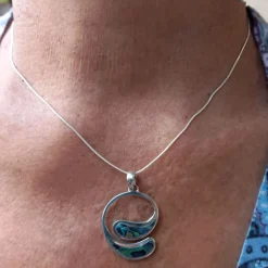 Fashion Open Circle Abalone Necklace Necklaces