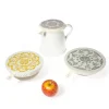Online Organic Cotton Dish Covers – Small Set of 3 Herbs Tabletop | Chef Accessories