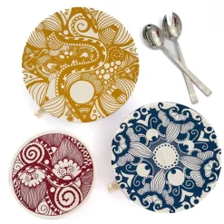 Online Organic Cotton Dish Covers – Large Set of 3 Paradise Tabletop