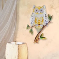 Hot Owl Wall Decor Yellow Wall Decor