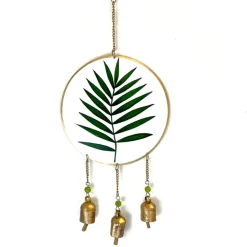 New Palm Leaf Chime Wall Decor