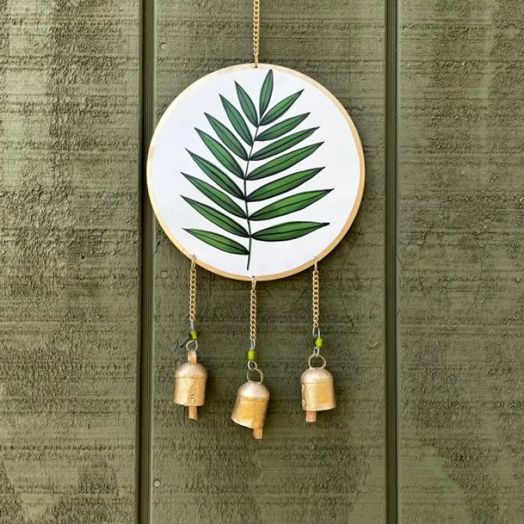 New Palm Leaf Chime Wall Decor