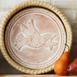 Online Peaceful Dove Bread Warmer Basket Tabletop | Bread Warmer Baskets