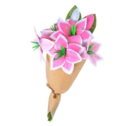 Online Petite Pink Lilies Felt Bouquet Felt Flowers