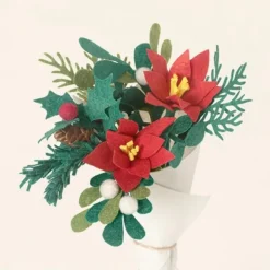 Clearance Petite Winter Felt Bouquet Felt Flowers