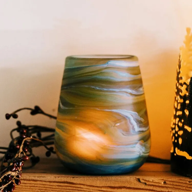 Outlet Phoenician Glass Candleholder Desert Sands Candles