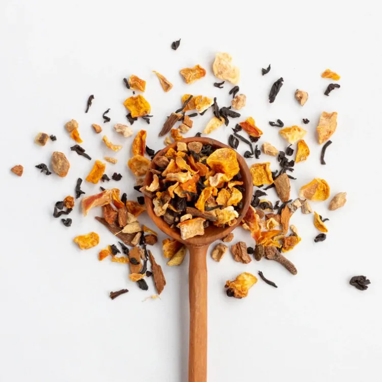 Online Pumpkin Spice Loose Leaf Tea Tin & Spoon Food