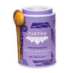 Sale Purple Chocolate Loose Leaf Tea Tin Food