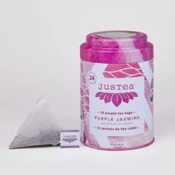 Discount Purple Jasmine Tea Bag Tin Food