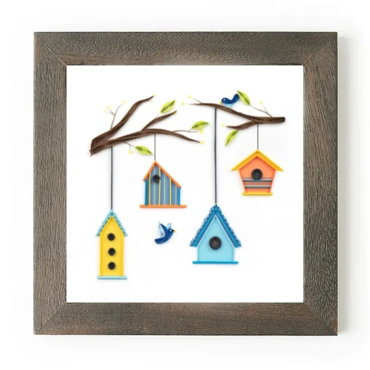 New Quilling Card Frame Dark Wood – 6” x 6” Photo Frames | Frame It!