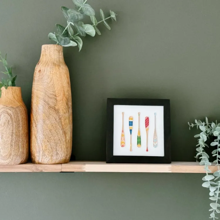 New Quilling Card Frame Dark Wood – 6” x 6” Photo Frames | Frame It!