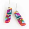 New Rectangle Mosaic Earrings Earrings