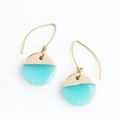 Sale Refresh Earrings Aqua Fight Trafficking | Earrings