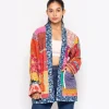 Discount Reversible Kantha Quilted Sari Jacket Tops & Tunics | Jackets & Sweaters