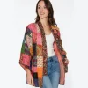 Fashion Reversible Kantha Silk Kimono Jacket Tops & Tunics | Jackets & Sweaters