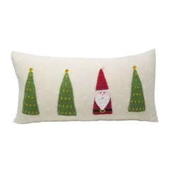 Clearance Santa Forest Pillow 10″ x 20″ Pillows