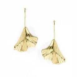 Sale Sayuri Ginkgo Leaf Drop Earrings Earrings