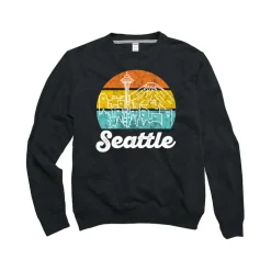 Best Seattle Crew Fleece Charcoal Tops & Tunics